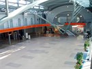 Interiér nového terminálu v Karlových Varech
