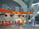 Interiér nového terminálu v Karlových Varech