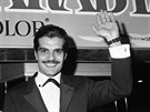 Omar Sharif na premiée filmu Lawrence z Arábie v roce 1962