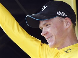 JE MJ! Britsk cyklista Chris Froome i po 14. etap Tour de France oblkl...
