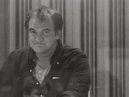 Quentin Tarantino v pražském studiu při nahrávání filmové hudby k westernu The...