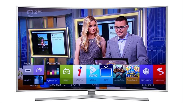 55" SUHD televizor Samsung s OS Tizen.