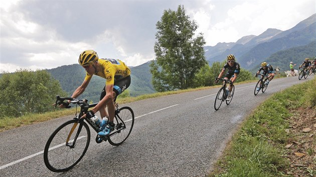 Chris Froome ve 12. etap Tour de France.