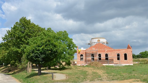 Stavba pravoslavnho kostela v Uherskm Brod