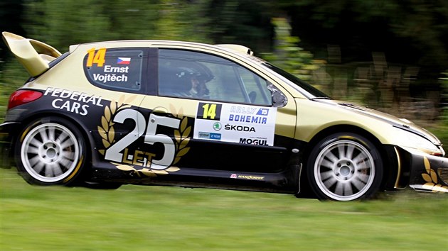 tpn Vojtch a Michal Ernst bhem Rallye Bohemia