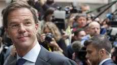 Nizozemský premiér Mark Rutte pijídí na jednání o ecké krizi v Bruselu (12....