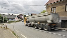 Velkým Beranovem projede denn pes osm tisíc aut vetn tkých kamion.