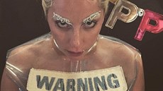 Lady Gaga si udlala oboí z etízk a krouk.