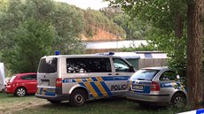 Na slapské p�ehrad� v �upanovicích se potopila malá plachetnice, star�í mu�...