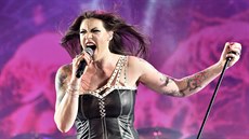 Floor Jansenová z kapely Nightwish na Masters of Rock ve Vizovicích.