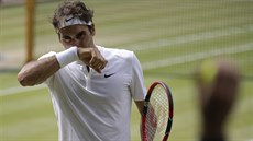 Roger Federer ve finále Wimbledonu