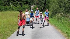 In-line stezka na �umav� z Nové Pece do Sto�ce