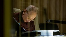 Ennio Morricone nahrává v praském studiu filmovou hudbu k westernu The Hateful...