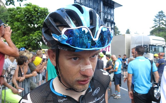 Leopold König po 16. etap Tour de France.