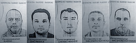 Cestovní doklady pětice Čechů unesených v Libanonu