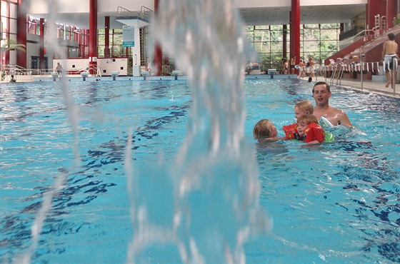 Liberecký plavecký bazén.