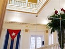 Naposledy vlála kubánská vlajka nad ambasádou v roce 1961. Nyní je k vidní...