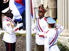Kuba po 54 letech otevela ve Washingtonu svou ambasádu (20. ervence 2015).