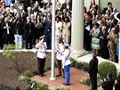 Kuba po 54 letech otevela ve Washingtonu svou ambasádu. Ceremonii pihlíelo...