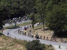 Momentka z 19. etapy Tour de France