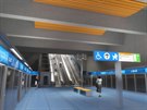 Vizualizace eení interiéru stanice metra Libu na trase D (dokumentace pro...