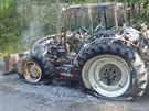 U Hanuovic hasii likvidovali poár traktoru. Zaal hoet kvli technické...