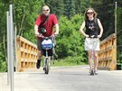 Nová cyklostezka u Slavonic