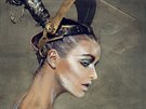 Jitka Válková nafotila extravagantní make-up vizuál pro Make-Up Institute...