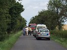 Dopravní nehoda v Kolodjích, pi které zemel idi po nárazu do stromu...