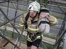 Jan Haderka na hasiské souti v americkém Fairfaxu.