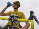 Chris Froome ped startem 20. etapy Tour de France.