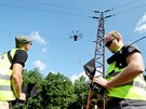 V Ořešíně u Brna testovali dron.