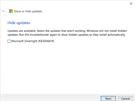 Nabídka aktualizací ve Windows 10, které lze pomocí nového prográmku schovat a...