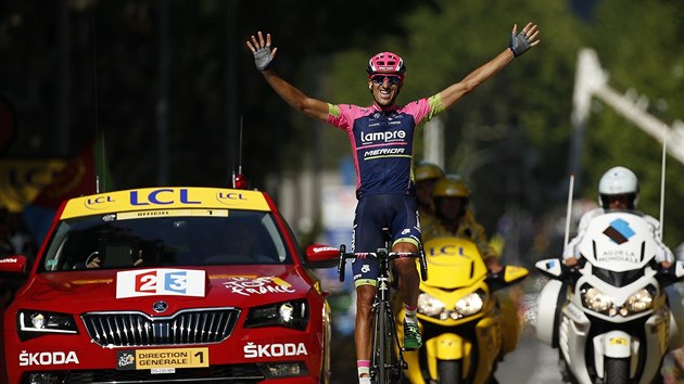 VTZN SMV. panlsk cyklista Ruben Plaza Molina slav triumf v estnct etap Tour de France.