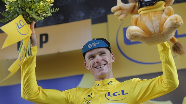 Ldr Tour de France Chris Froome po estnct etap.