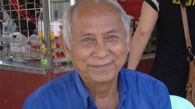 Chum Mey, jeden z přeživších kambodžského vězení Tuol Sleng.