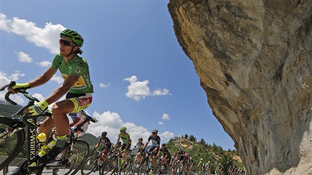 Slovensk cyklista Peter Sagan v 17. etap Tour de France znovu vyrazil do niku.