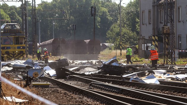 Ve Studnce na Novojinsku se v ervenci minulho roku srazilo pendolino s nkladnm autem. Pi nehod zemeli ti lid.