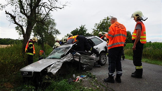 Dopravní nehoda v Kolodjích.