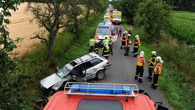 Dopravní nehoda v Kolodjích.