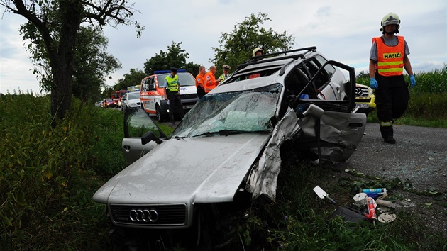 Dopravní nehoda v Kolodjích.