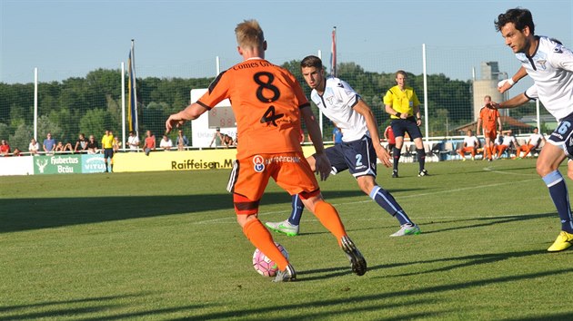 Momentka z ppravnho duelu Lazio m - Sigma Olomouc.