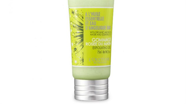 Jemn gelov peeling Andlika s exfolianmi stekami prodnho pvodu, LOccitane, 610 korun