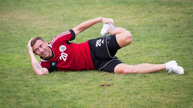 Jan imák na tréninku eských Budjovic