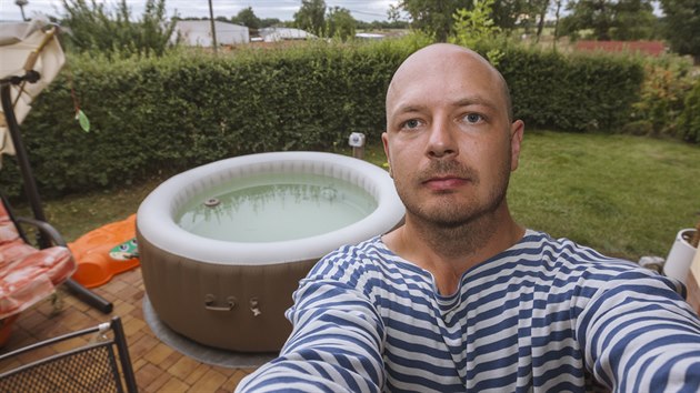 Zdenk kromach, sentor, Rohatec, Zamylen u baznku, baznek, jacuzzi, selfie