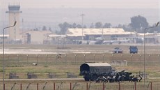 Turecké jednotky na základn Incirlik na jihu Turecka (27. ervence 2015)