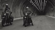 Dobová fotografie poízená 16. ervence 1965 pi píleitosti otevení tunelu...