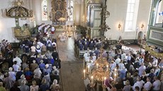 Pietní akce v oselské katedrále při příležitosti čtyřletého výročí útoků...