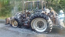 U Hanuovic hasii likvidovali poár traktoru. Zaal hoet kvli technické...