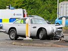 Nehoda bondovského automobilu Aston Martin DB5 nedaleko letit v britském...